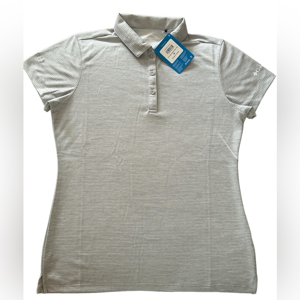 Columbia Omni-Wick Women’s Golf Polo in Grey - Size M - HOST PICK X 3
